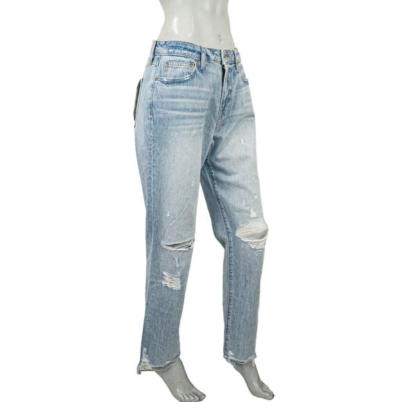 Jonathan Simkhai Eliot High-Rise Boyfriend Jeans Summerland light 27 - Picture 5 of 13